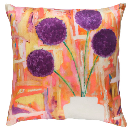 Purple Allium Pillow | Mariska Meijers Amsterdam
